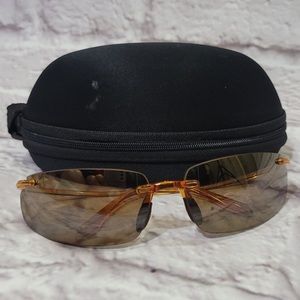 Maui Jim Hurricane Amber Polarized Lens 578-21 Sunglasses